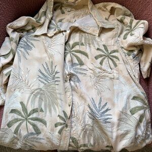 Pierre Cardin Shirt Men’s Sz XXL Hawaiian floral Shirt 100% Rayon